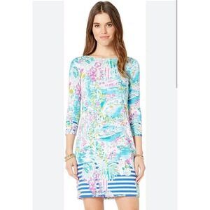 Lilly Pulitzer Pearson Dress Postcards From Positano UPF 50+ Vacation Beach‎ XS